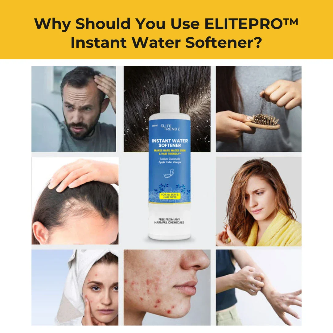 ELITEPRO™ Instant Water Softener (Pack Of 2), Makes Your Water Hair & Skin Friendly | Reduces Hair Fall & Skin Itching | Disables Hardness & Maintains pH Level | Non Toxic and 100% Safe | 200 ml - Image 6