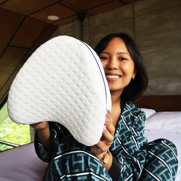ELITEPRO™ Knee Pillow for Side Sleep, Ortho Comfort Knee Pillow For Pain Relief: NECK PAIN, BACK PAIN, JOINT PAIN, KNEE PAIN & LEG PAIN - Image 3