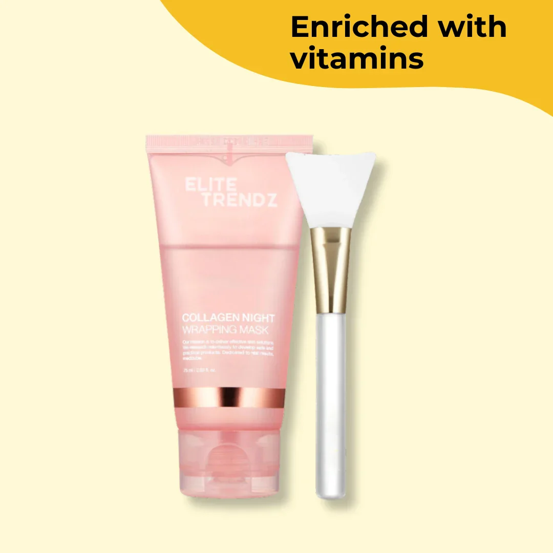 ELITEPRO™ Korean Collagen Night Wrapping Peel Off Mask - 50ml Gel - Image 8