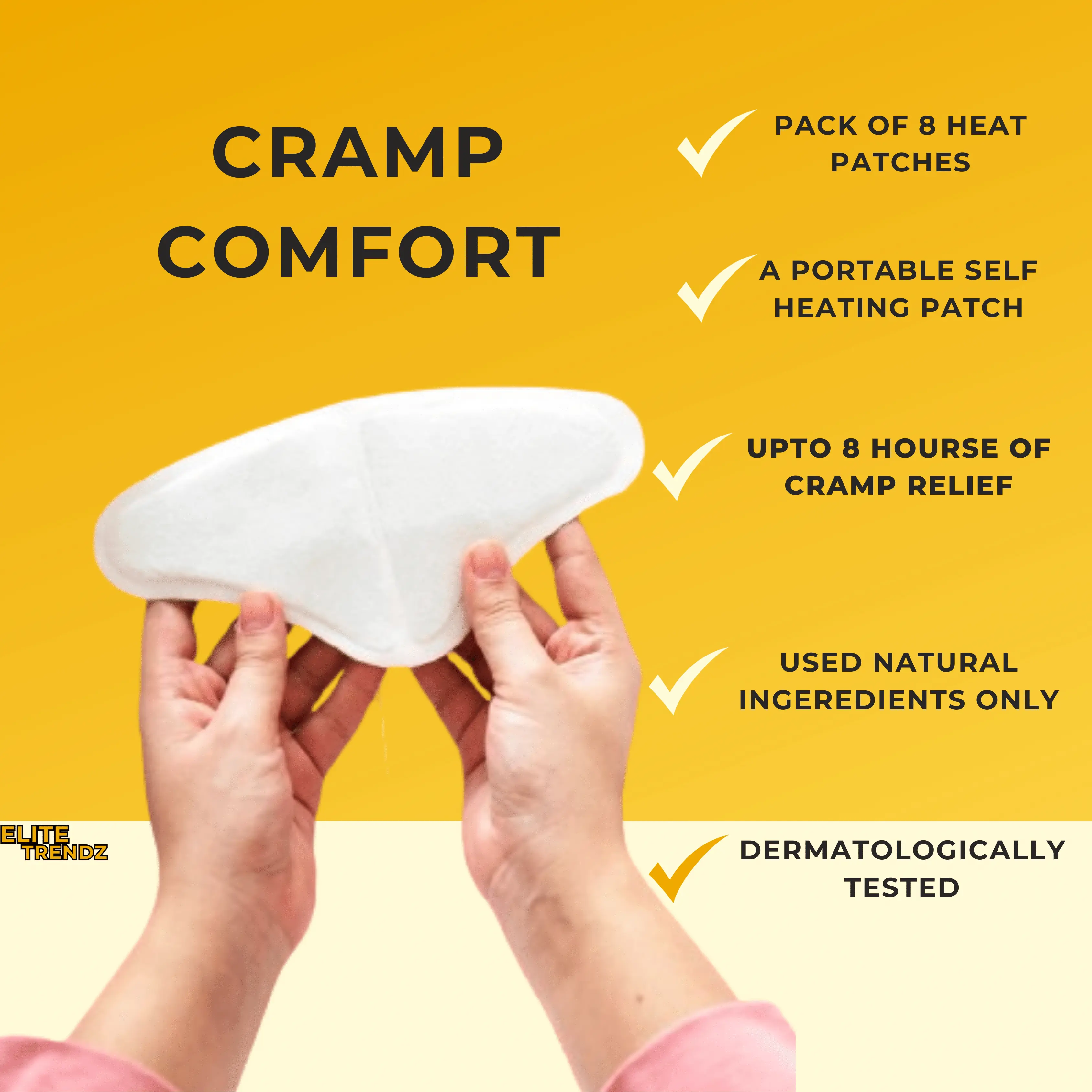 ELITEPRO™ MENSTRUAL HEAT CRAMP COMFORT PATCHES - Image 5