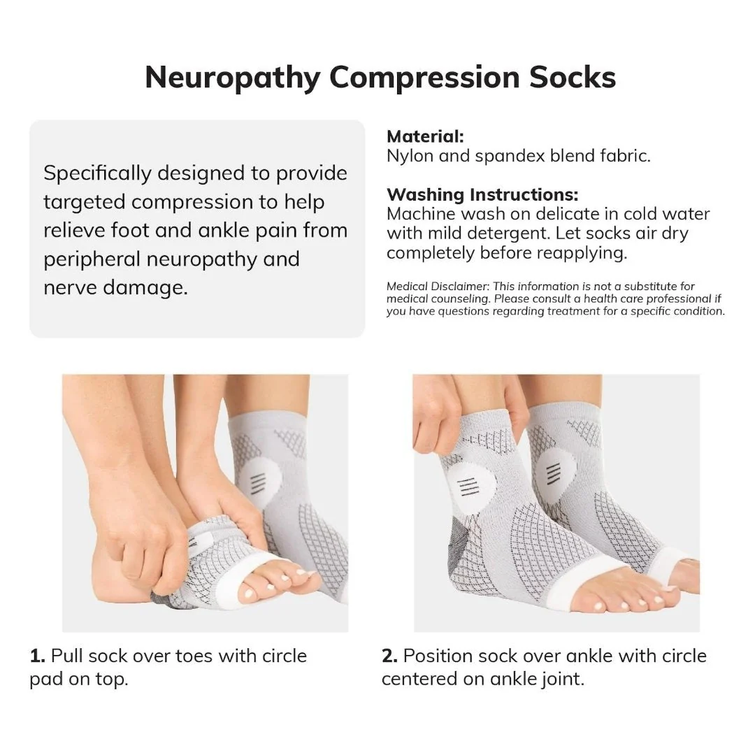 ELITEPRO™ Neuropathy Compression Socks Women and Men (FREE SIZE) - Image 3