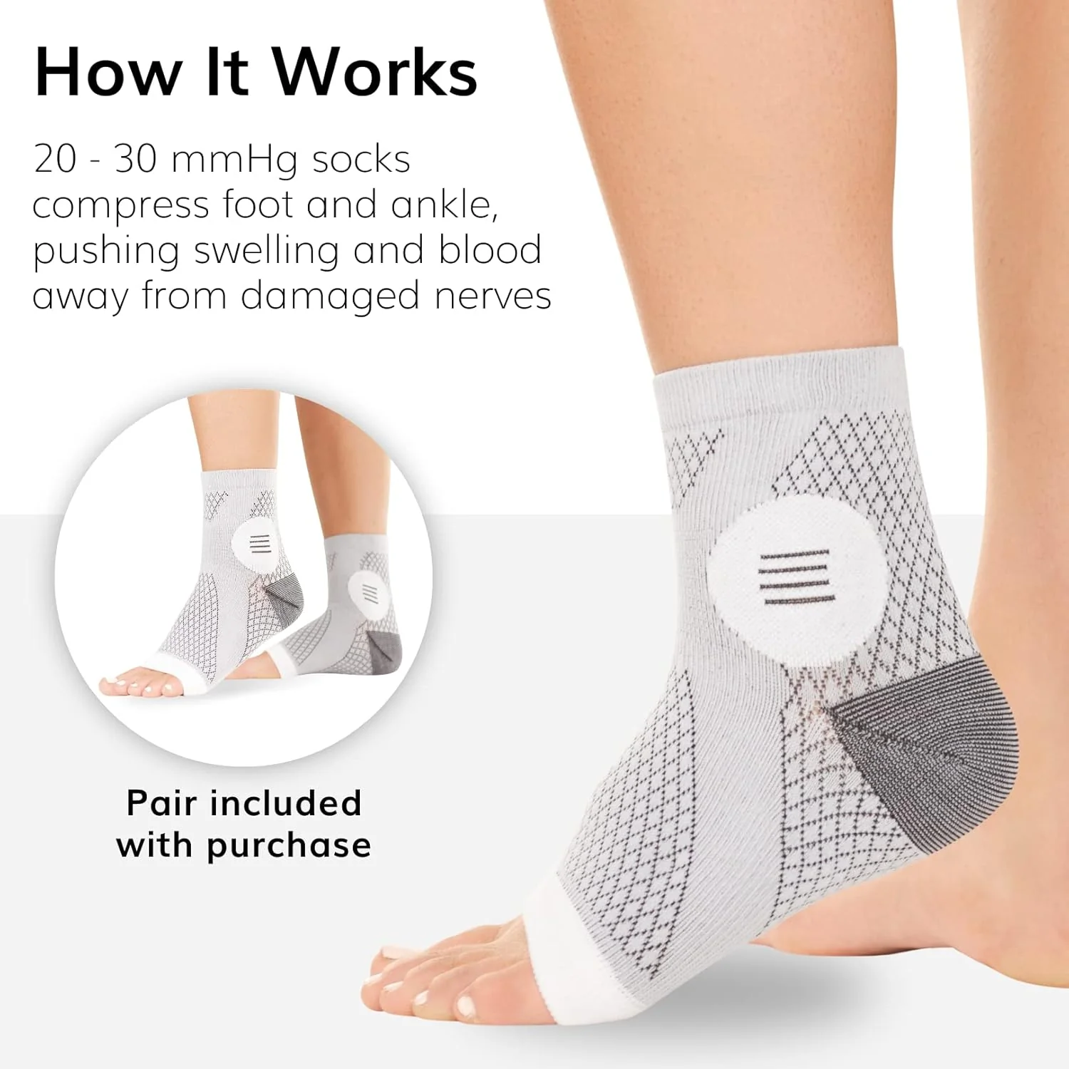 ELITEPRO™ Neuropathy Compression Socks Women and Men (FREE SIZE) - Image 8