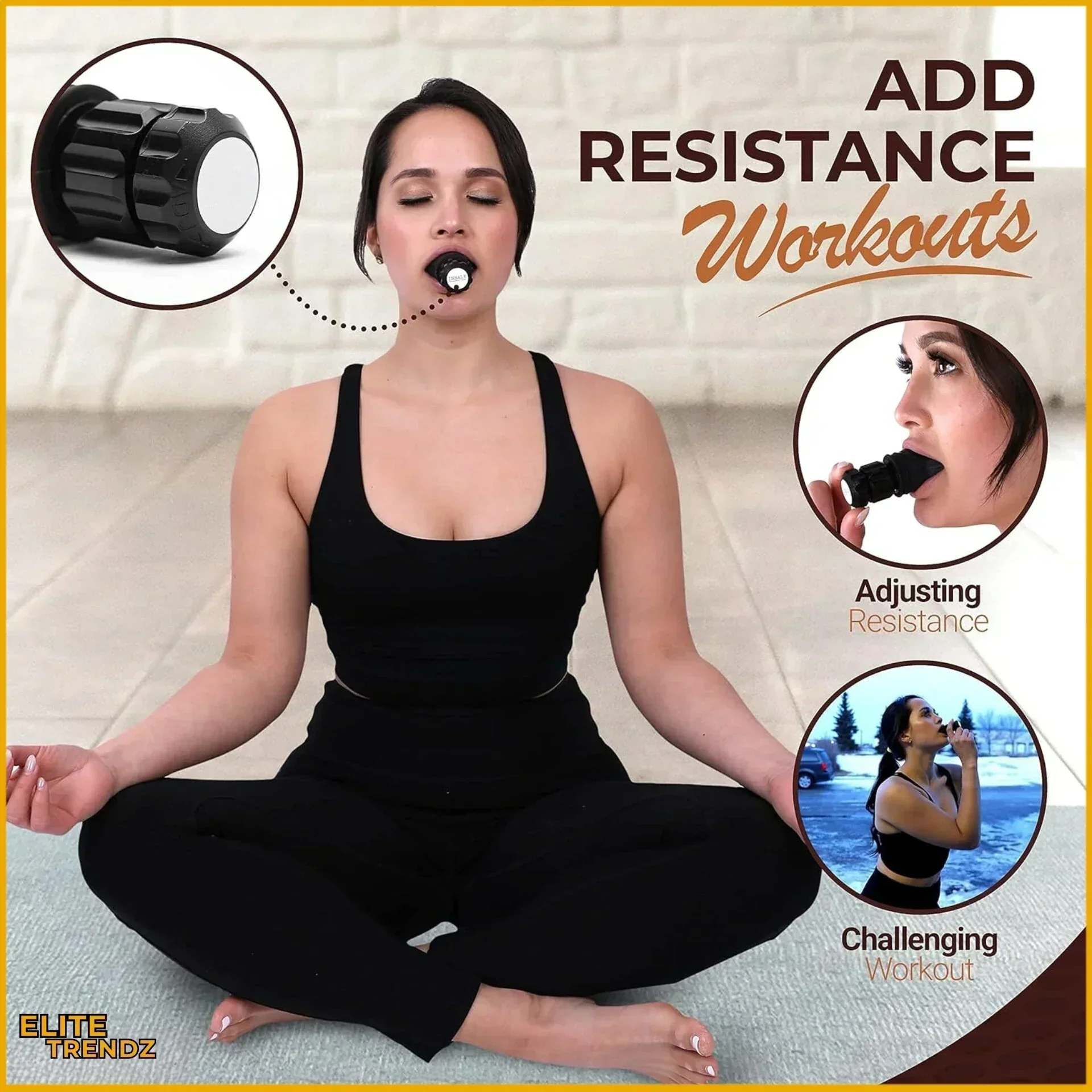 ELITEPRO™ OXYBOOST RESPIRATORY BREATHING LUNG TRAINER EXERCISER - Image 4