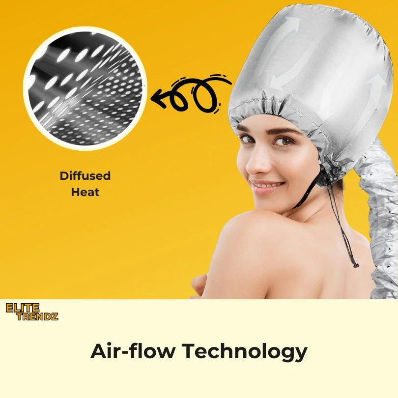 ELITEPRO™ PORTABLE HAIR DRYER BONNET ATTACHMENT FOR HEALTHY AND THICK HAIR - Image 2