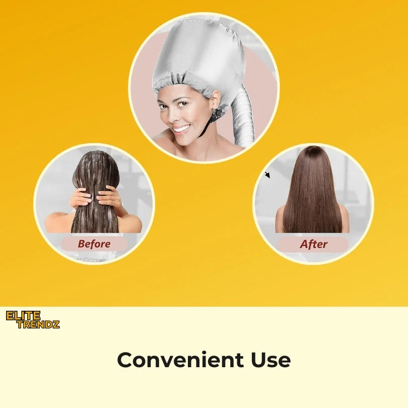 ELITEPRO™ PORTABLE HAIR DRYER BONNET ATTACHMENT FOR HEALTHY AND THICK HAIR - Image 3