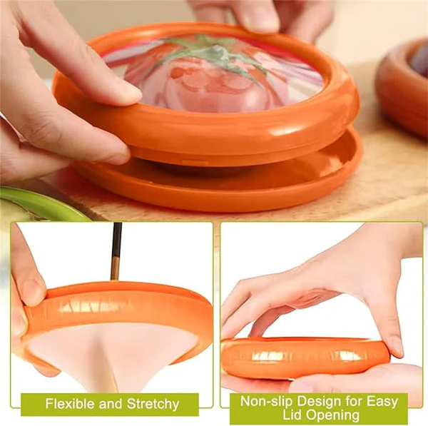 ELITEPRO™ Silicon Fruit & Veggie Storage Containers (Pack of 4) - Image 5