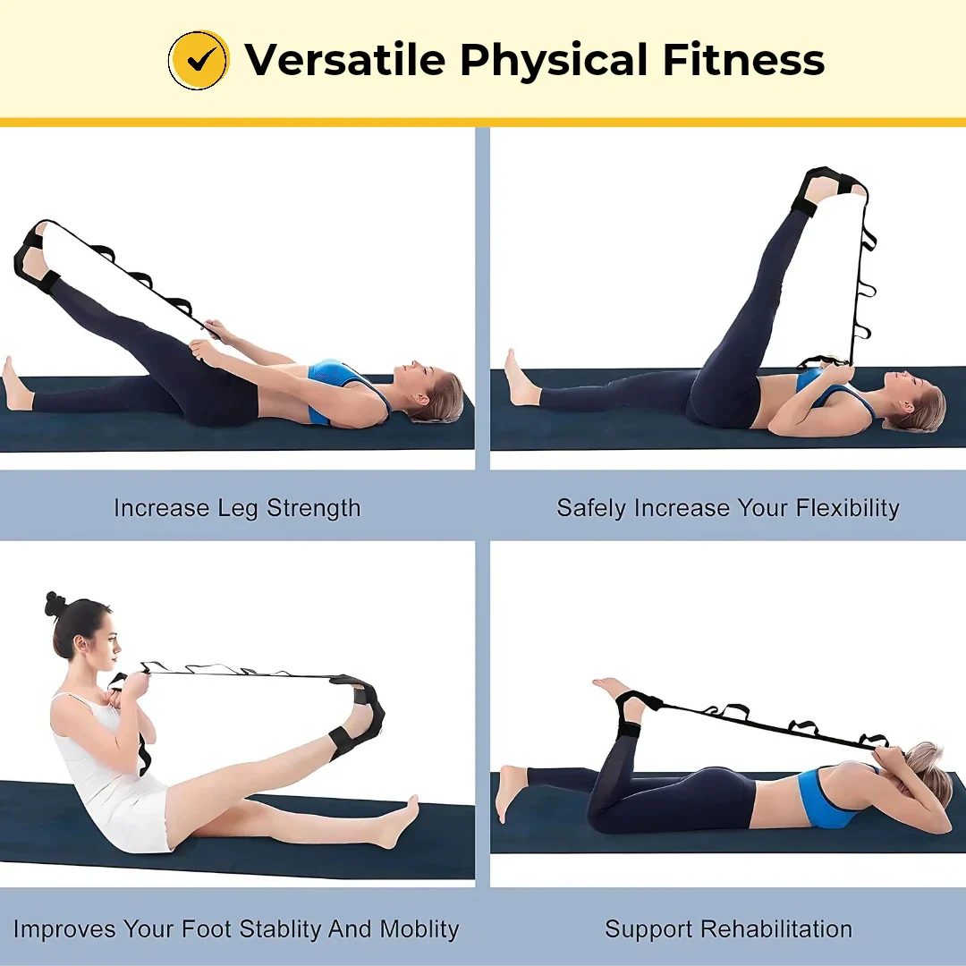 ELITEPRO™ Stretching FlexStrap - Experience relief from back & hip pain in just 14 days with only 10 minutes of daily effort. - Image 8