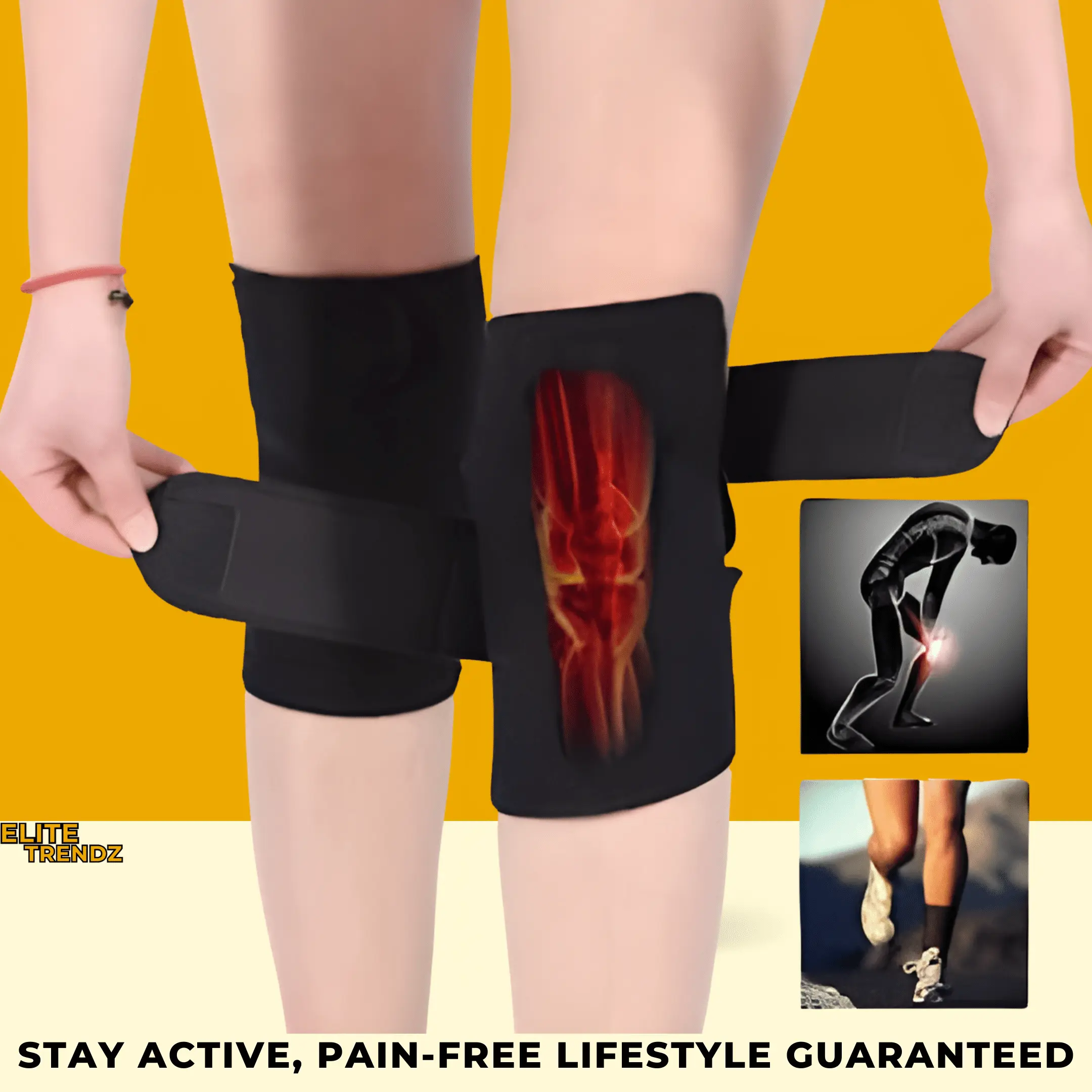 ELITEPRO™ SELF-HEATING KNEE PADS PAIR - GET RELIEF FROM KNEE PAIN IN 10 DAYS - Image 2