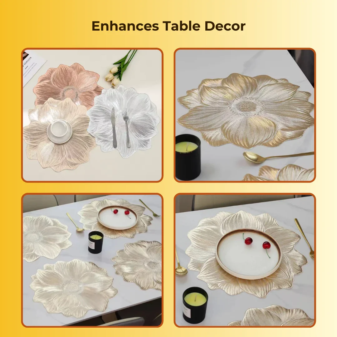 Floral Elegance Placemats Mat - Image 5