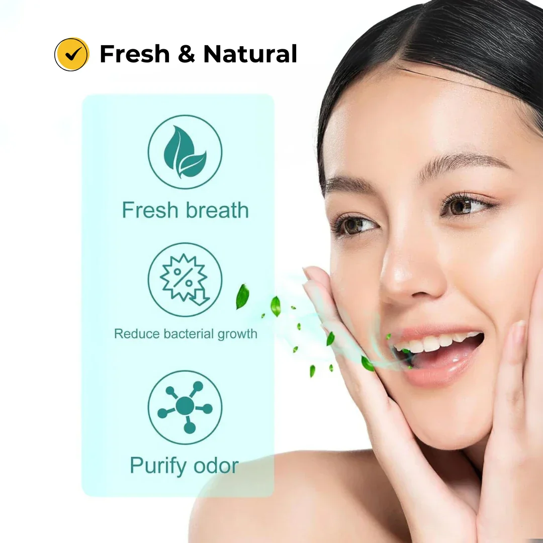 Fresh Breath Essence Breath Care Drop 30ml, Bad Breath Eliminating Serum, Fresh Breath Oral Care Essence, Natural Breath Freshening Drops, With Mint Oil Breath Freshener Bad Breath Eliminating - Image 7