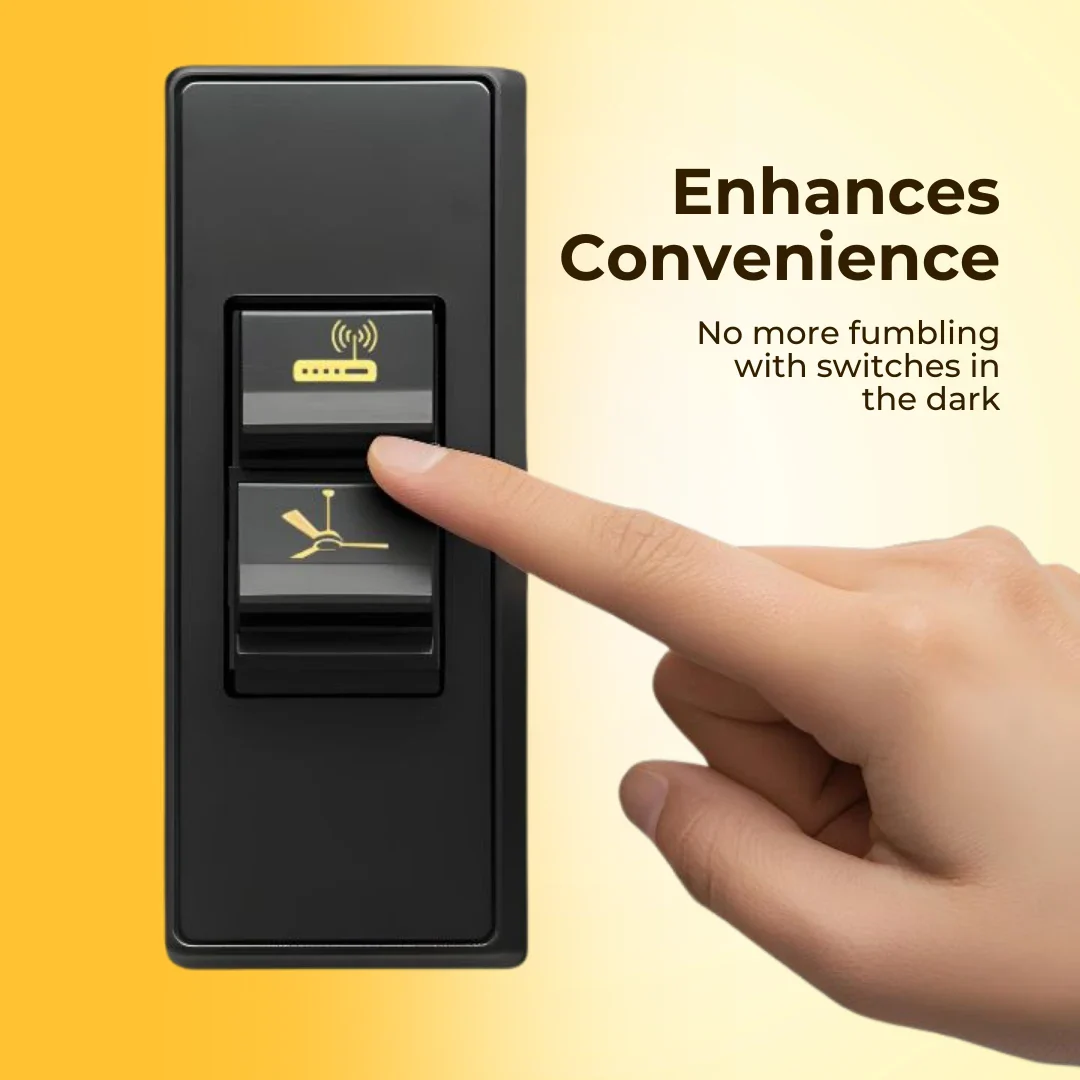Black & Gold Switch Stickers - Image 6