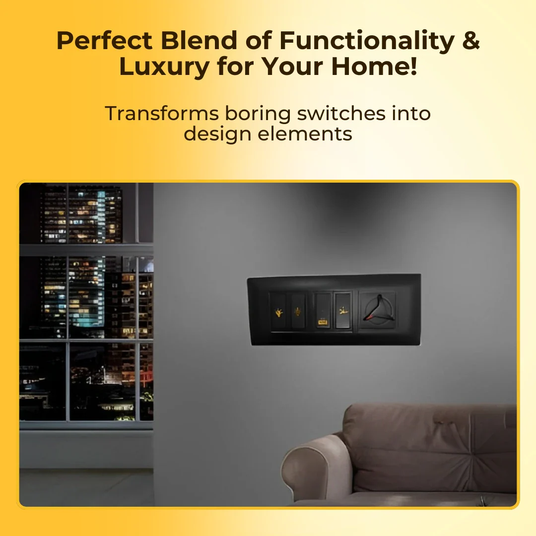 Black & Gold Switch Stickers - Image 8