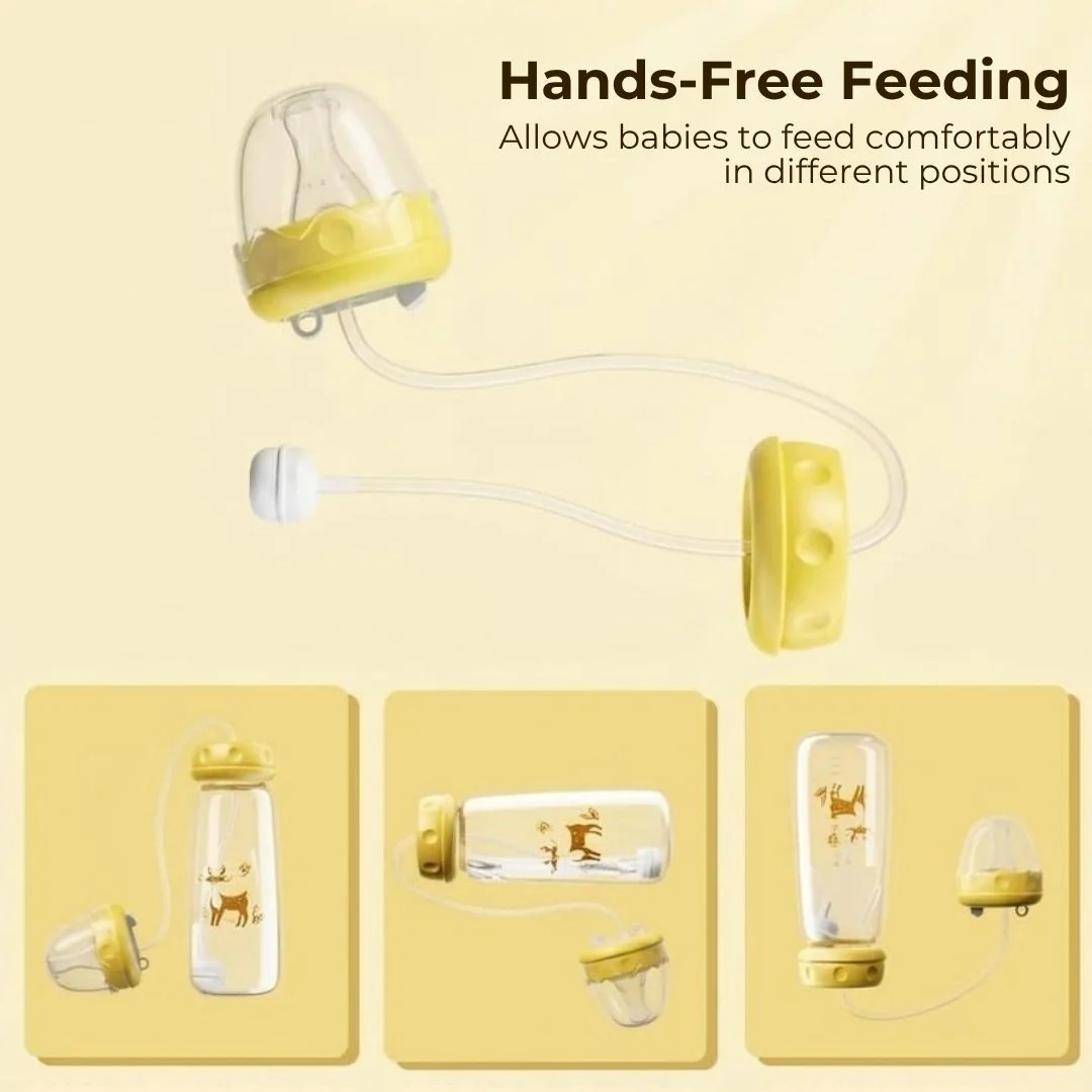 Hands-Free Baby Feeding Bottle - 150ml - Image 3