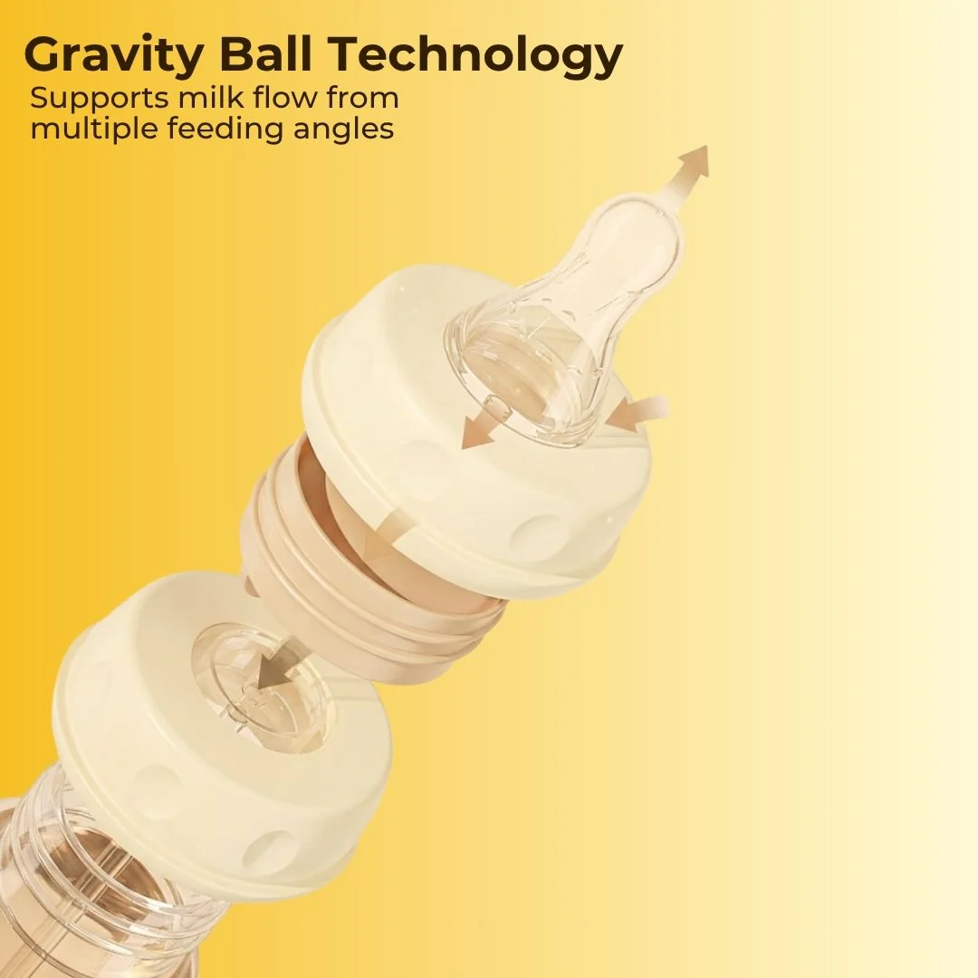 Hands-Free Baby Feeding Bottle - 150ml - Image 4
