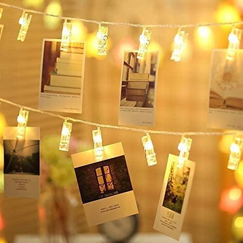 ELITEPRO™ Home 16 LED Photo Clip String Lights for Hanging Photos Cards - Image 2