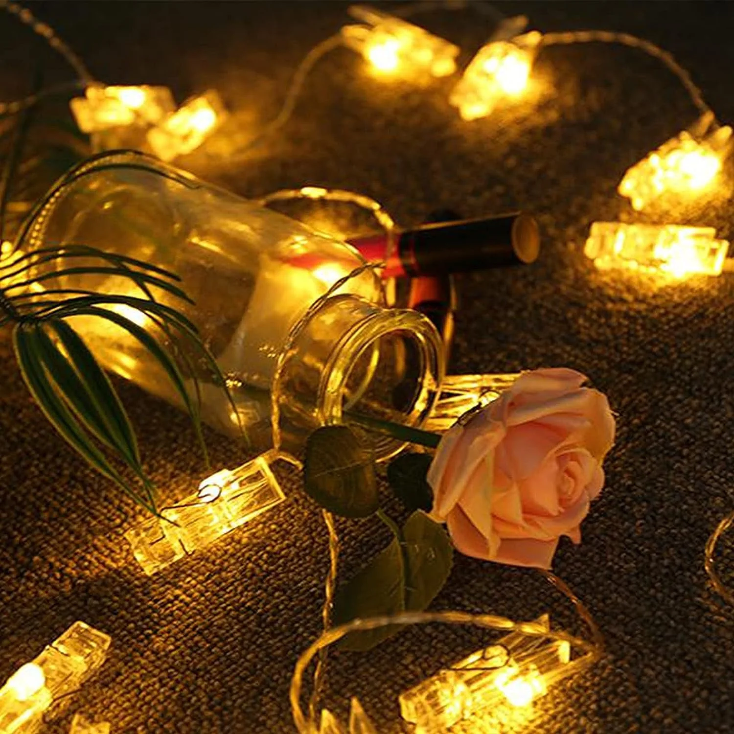 ELITEPRO™ Home 16 LED Photo Clip String Lights for Hanging Photos Cards - Image 5