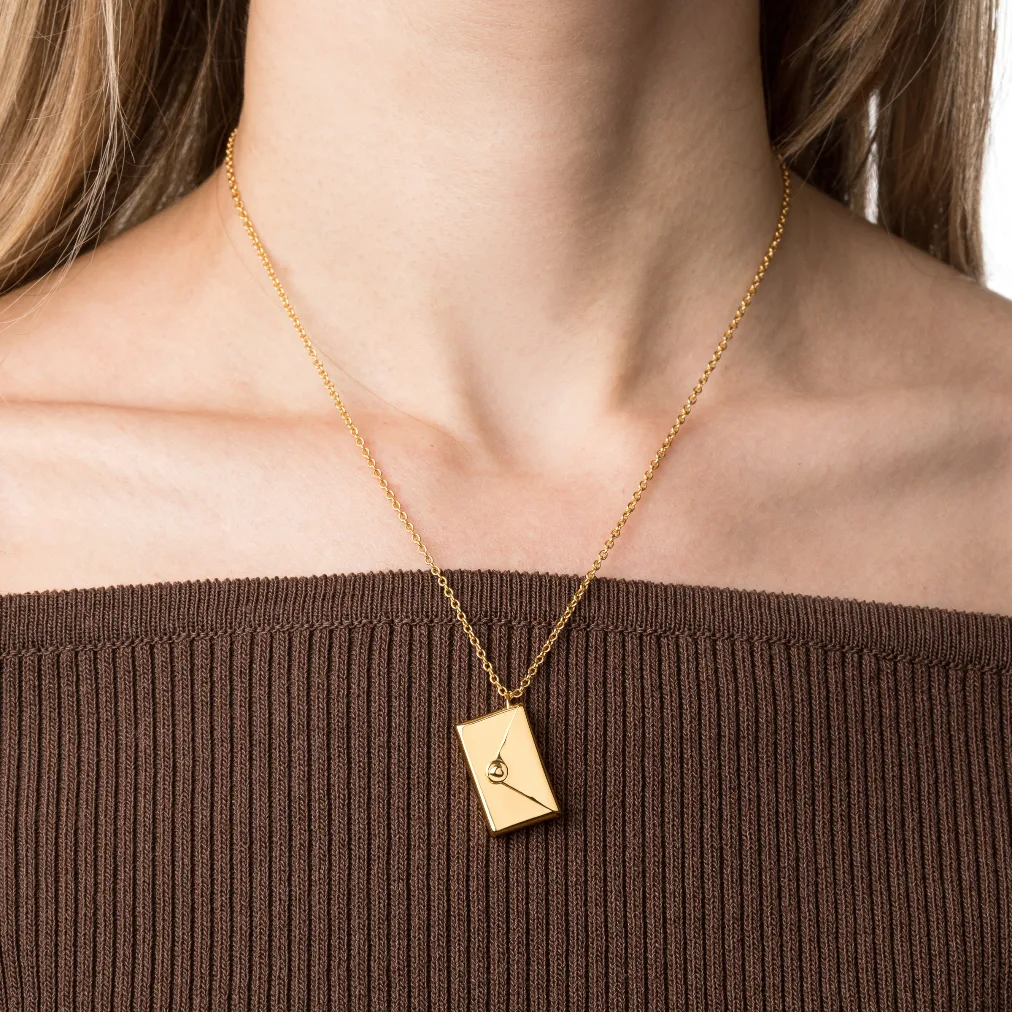 I love You💖 Love Letter Necklace - Image 2