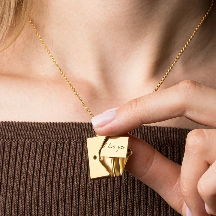I love You💖 Love Letter Necklace - Image 3