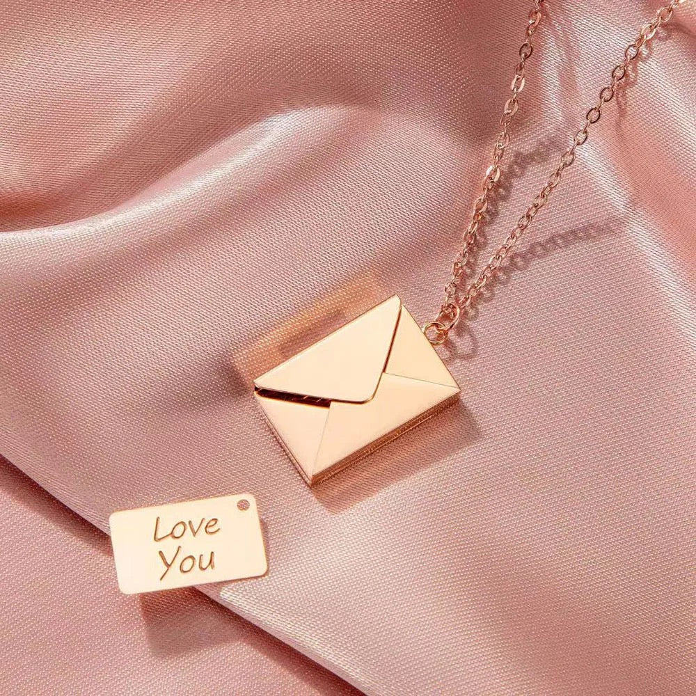 I love You💖 Love Letter Necklace - Image 5