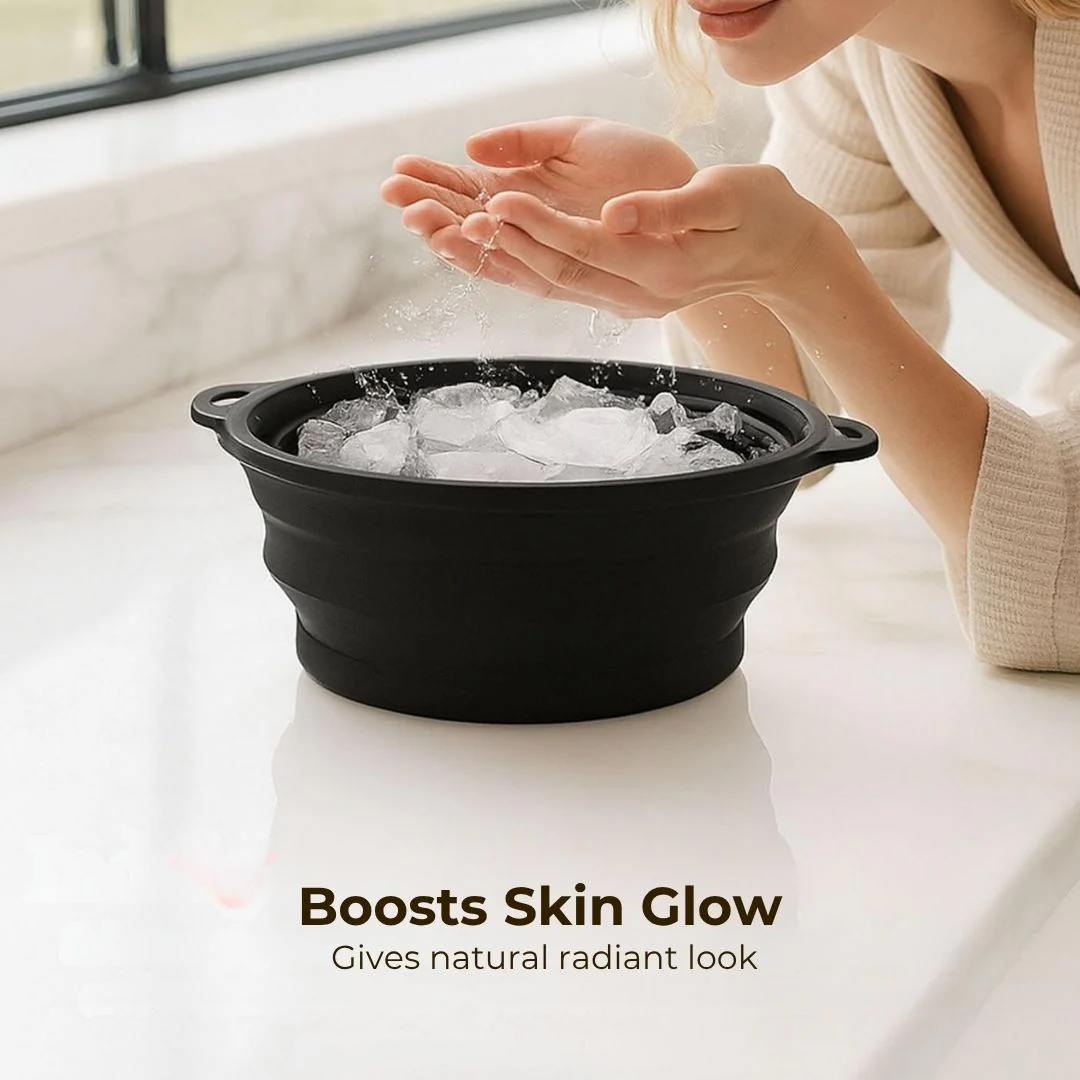 Collapsible Facial Ice Bowl : For Celebrity like Glowing skin in Summers - High Demand 🔥 - Image 2