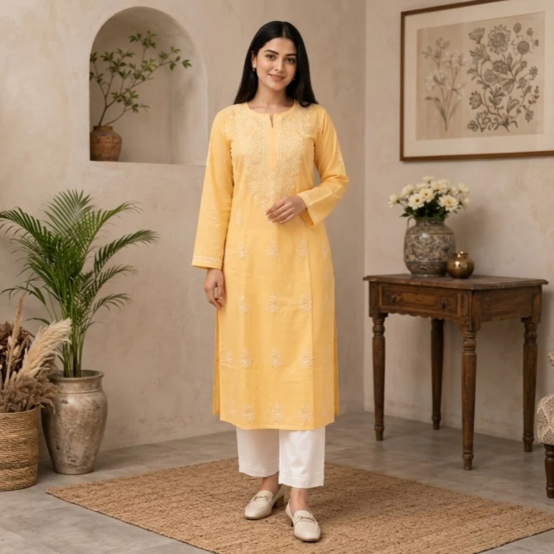 EliteIndia Ladies cotton Kurti - Wholesale Rate (30 Day Return Period) - Image 3