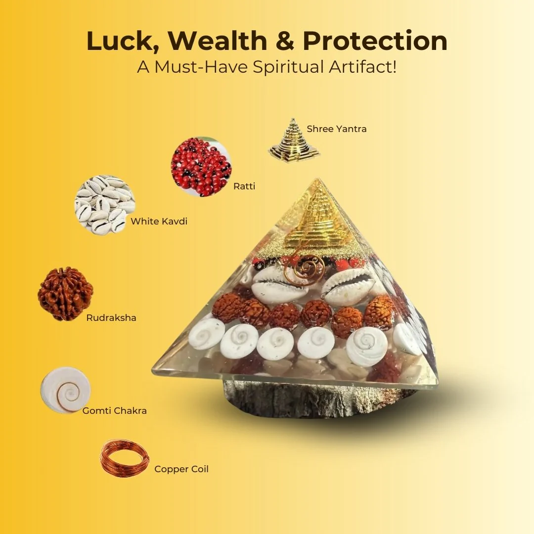 Original Stone Pyrite Laxmi Wealth Pyramid -Original Pyrite Sourced from Himalayas With Certification - Image 2