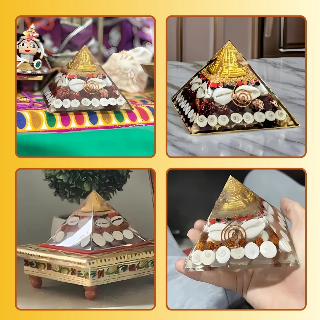 Original Stone Pyrite Laxmi Wealth Pyramid -Original Pyrite Sourced from Himalayas With Certification - Image 5