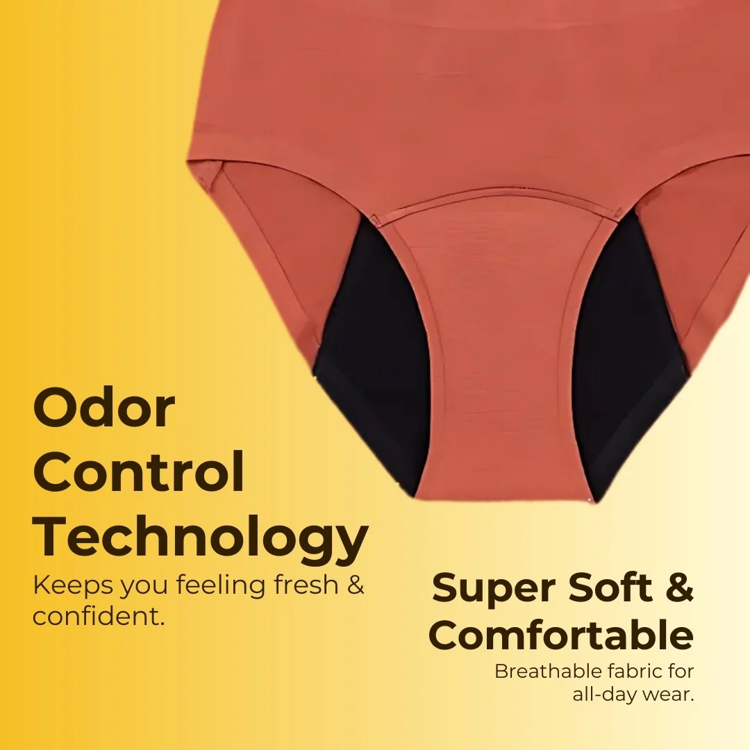 Leak Proof Underwear For Regular Everyday Leaks & Period Leaks - Pack Of 3 - Image 6