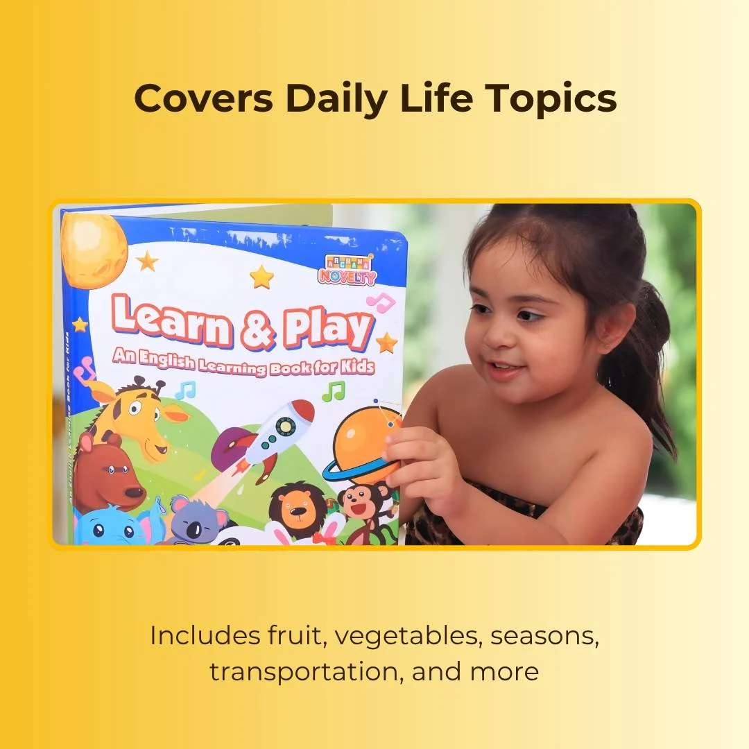 Learn & Play Interactive Sound Book For Kids Aged 0-6 Years - Image 3