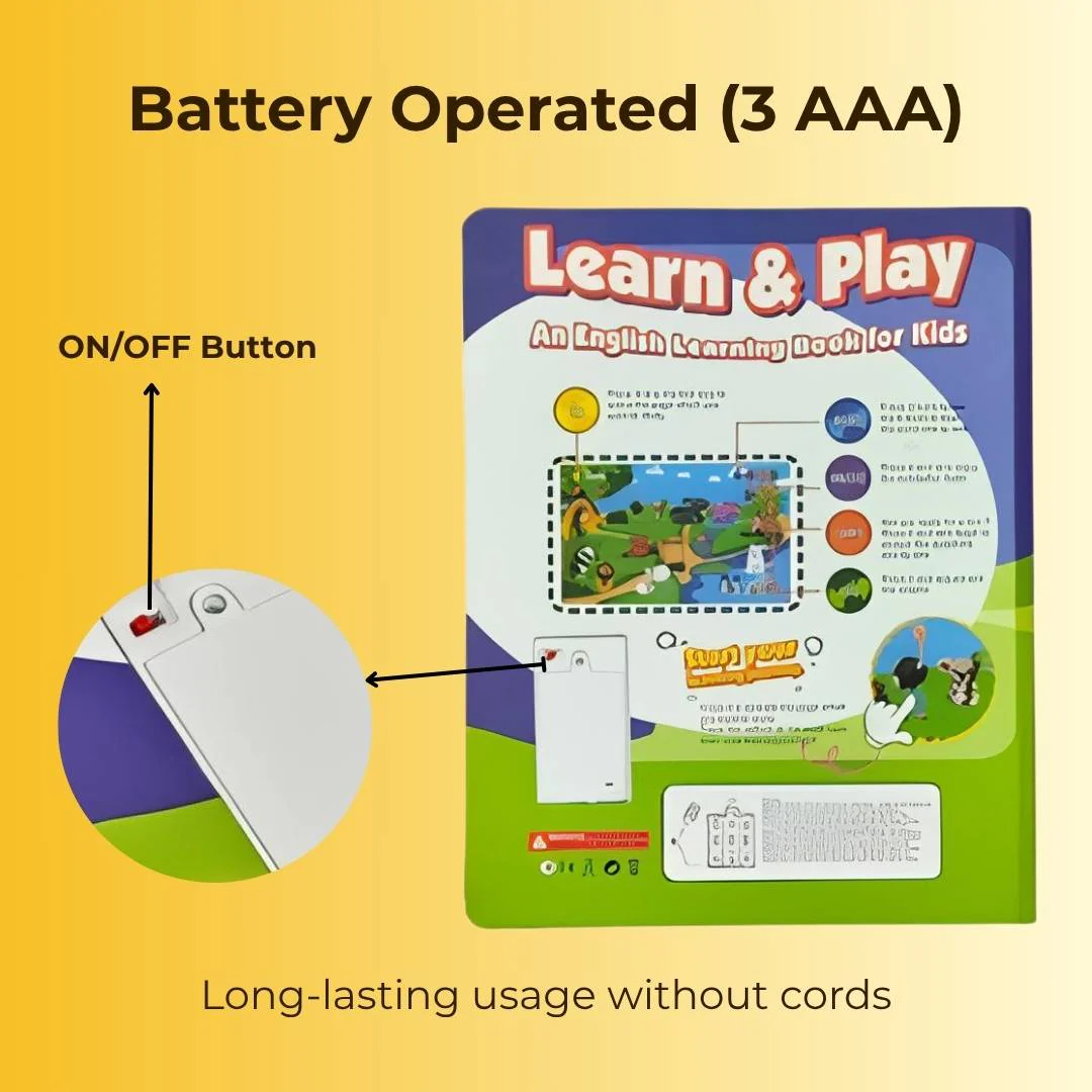 Learn & Play Interactive Sound Book For Kids Aged 0-6 Years - Image 4