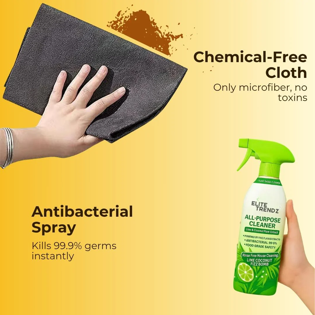 Magic Elite Cleaning Cloth Pack of 6 + FREE Elite Cleaning Spray 100ml - Image 3