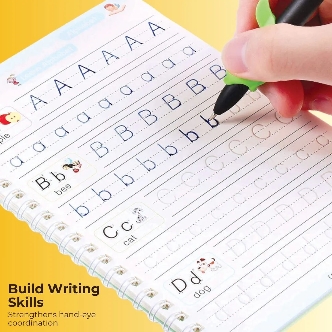 Reusable Magic Practice Book For Kids - 3+ Age With FREE 20 page Kids Personality Development eBook Guide for Parents - Image 5