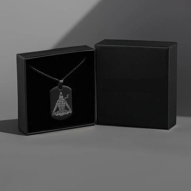 Mahadev Jyotirling Tag Stainless Steel Chain Locket For Men - Image 3