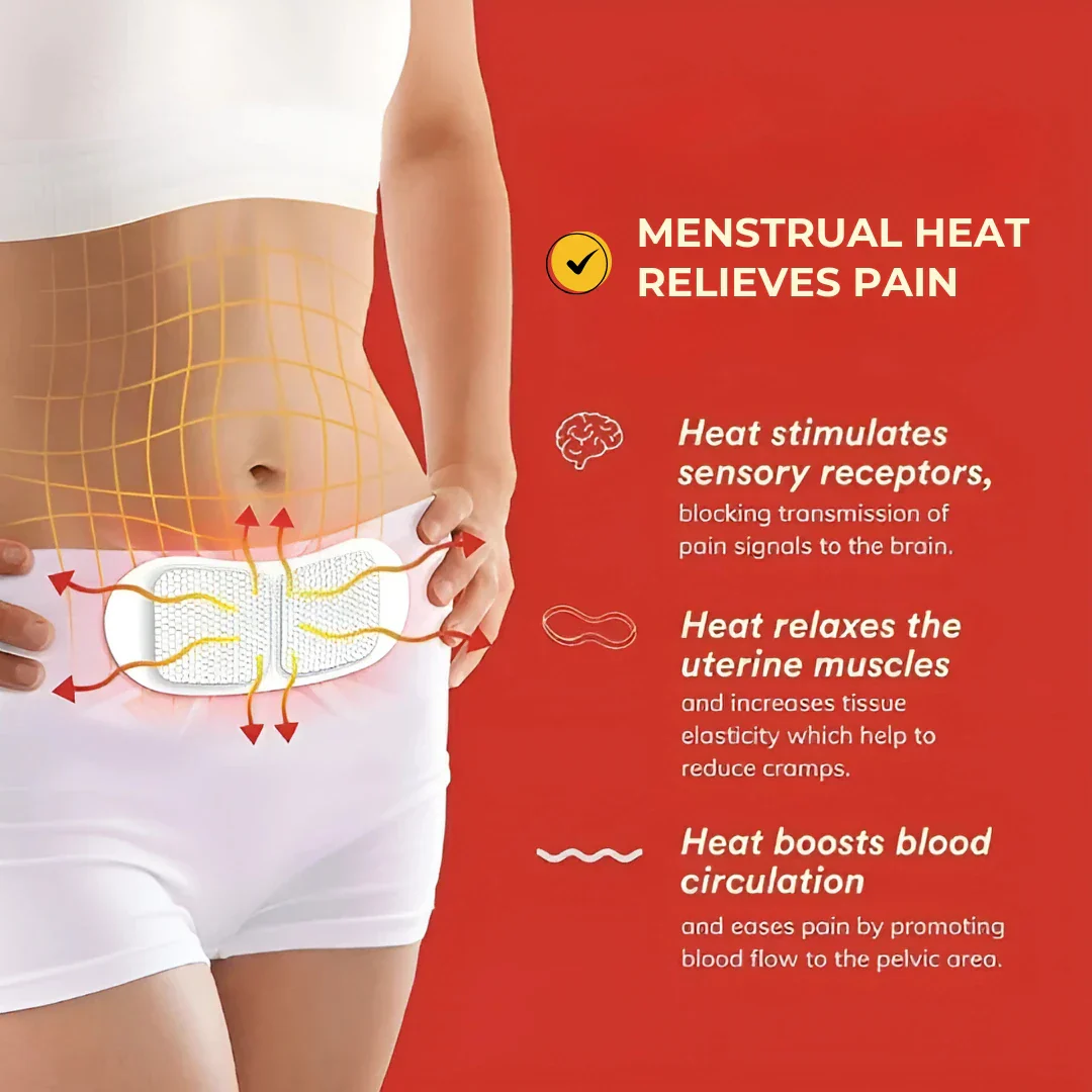 ELITEPRO™ Menstruation Pain Relief Pad 8Pcs - Image 2