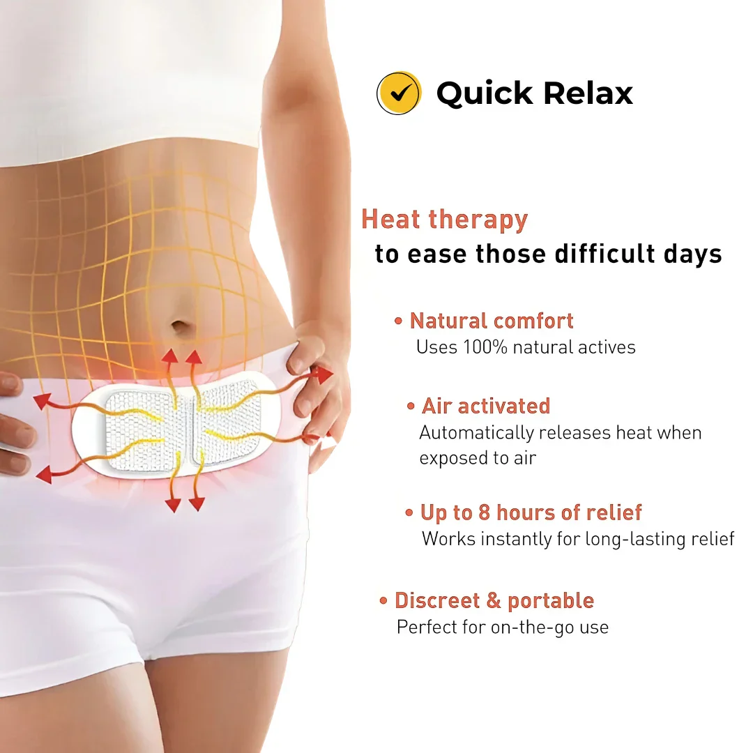 ELITEPRO™ Menstruation Pain Relief Pad 8Pcs - Image 5