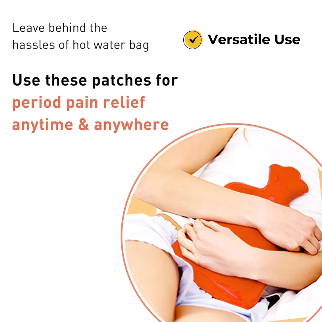 ELITEPRO™ Menstruation Pain Relief Pad 8Pcs - Image 6