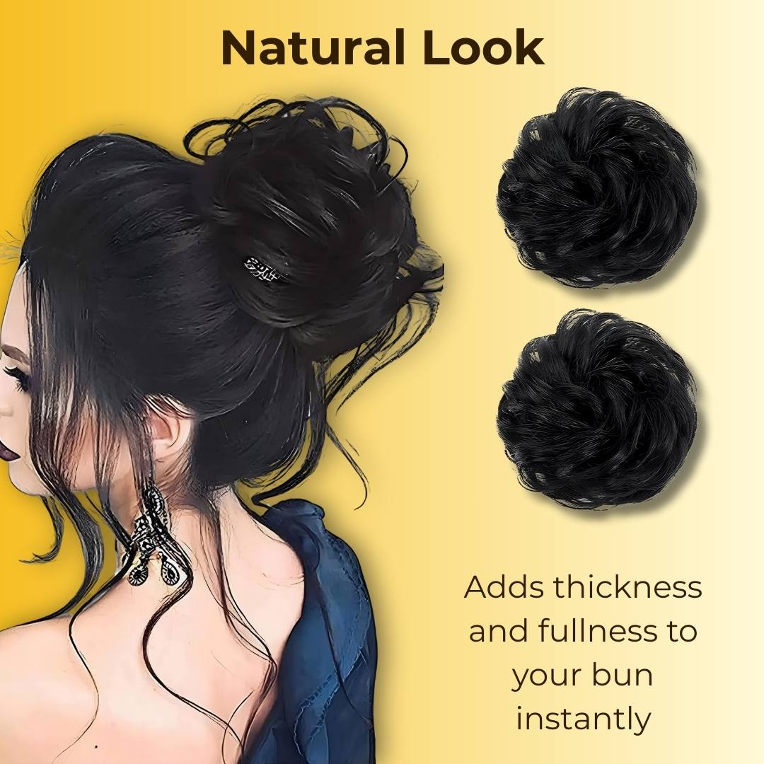 Messy Hair Bun (Juda) Pack of 2 - Image 2