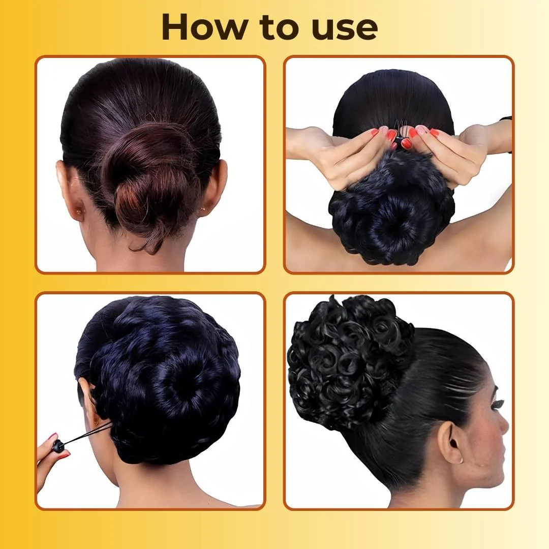 Messy Hair Bun (Juda) Pack of 2 - Image 5