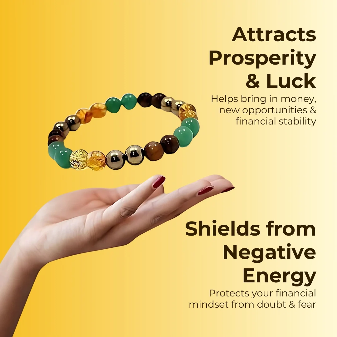 Money Magnet Pyrite Bracelet - Certified - Image 4