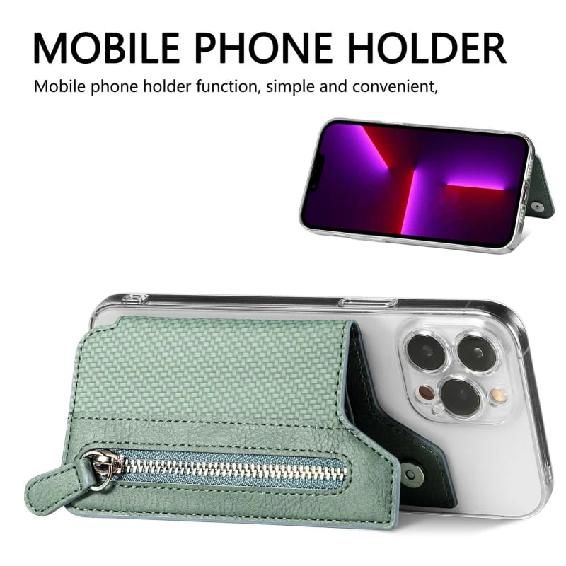 Multifunctional Adhesive Leather Phone Wallet: Works With Every Phone - Image 11