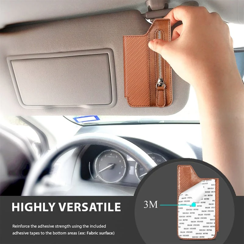 Multifunctional Adhesive Leather Phone Wallet: Works With Every Phone - Image 5