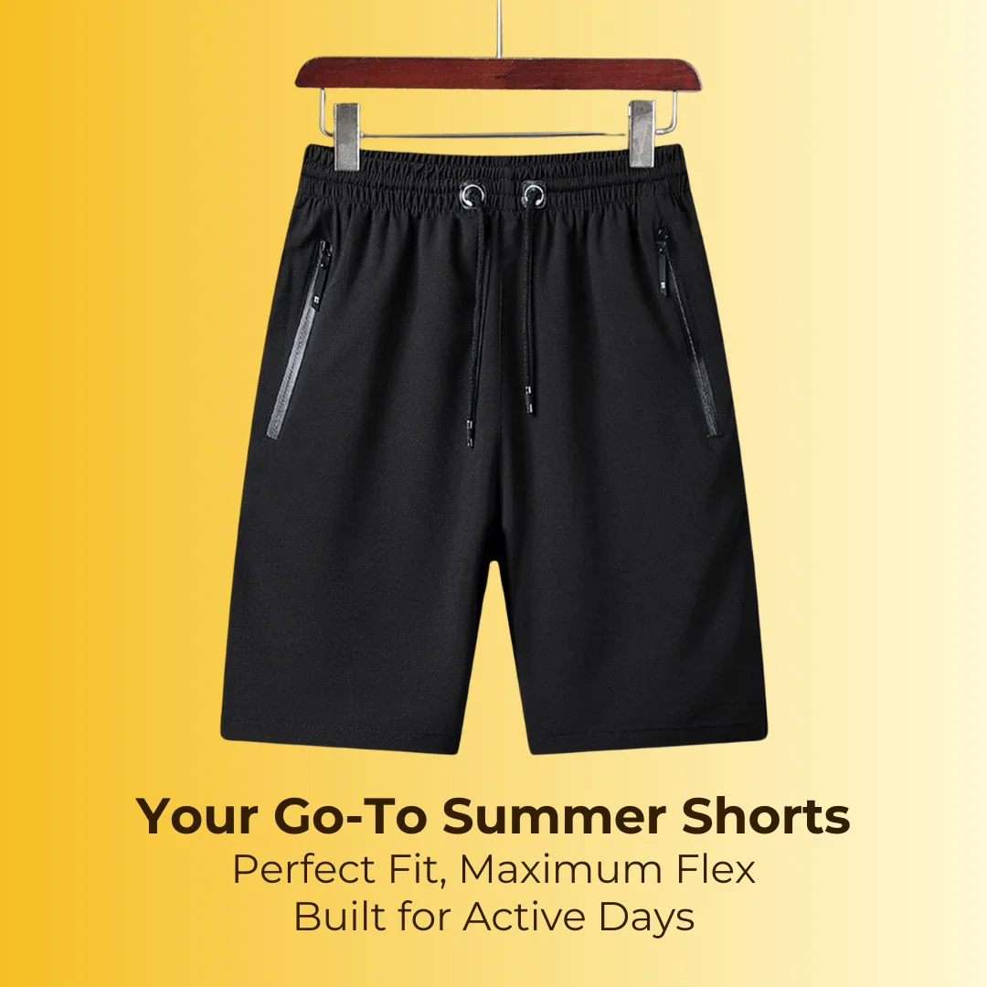 Pack of 4 Men's Stretchable Cotton Shorts - Image 2
