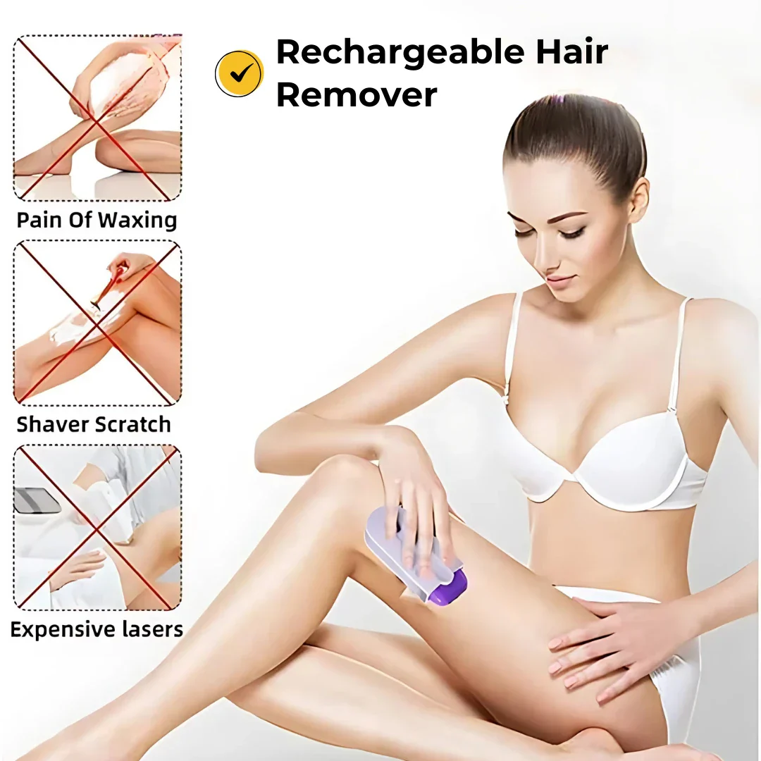 ELITEPRO™ Painless Facial Body Hair Trimmer, Rechargeable Hair Remover, Applicable to Any Part of the Body - Image 2