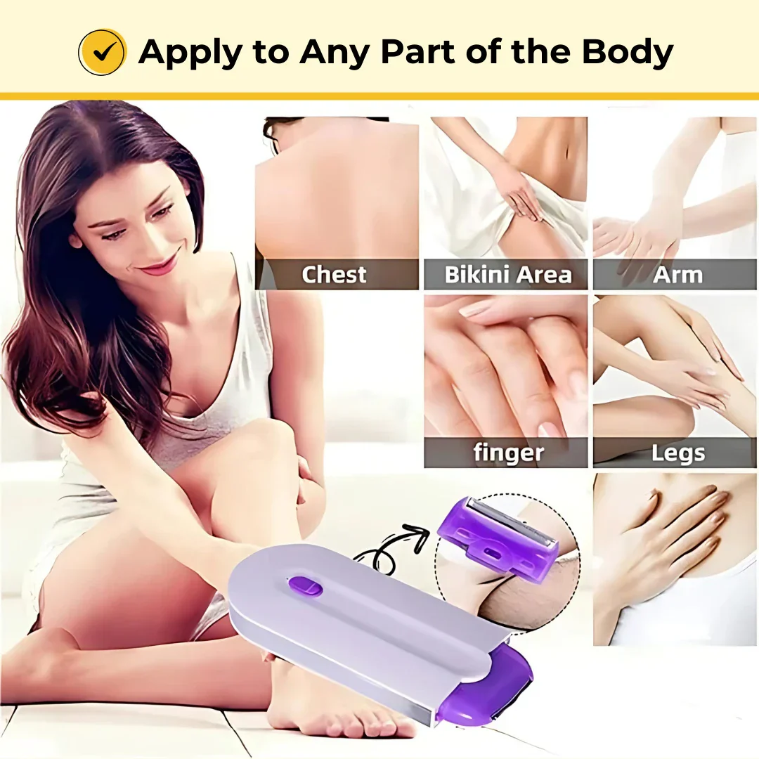 ELITEPRO™ Painless Facial Body Hair Trimmer, Rechargeable Hair Remover, Applicable to Any Part of the Body - Image 3