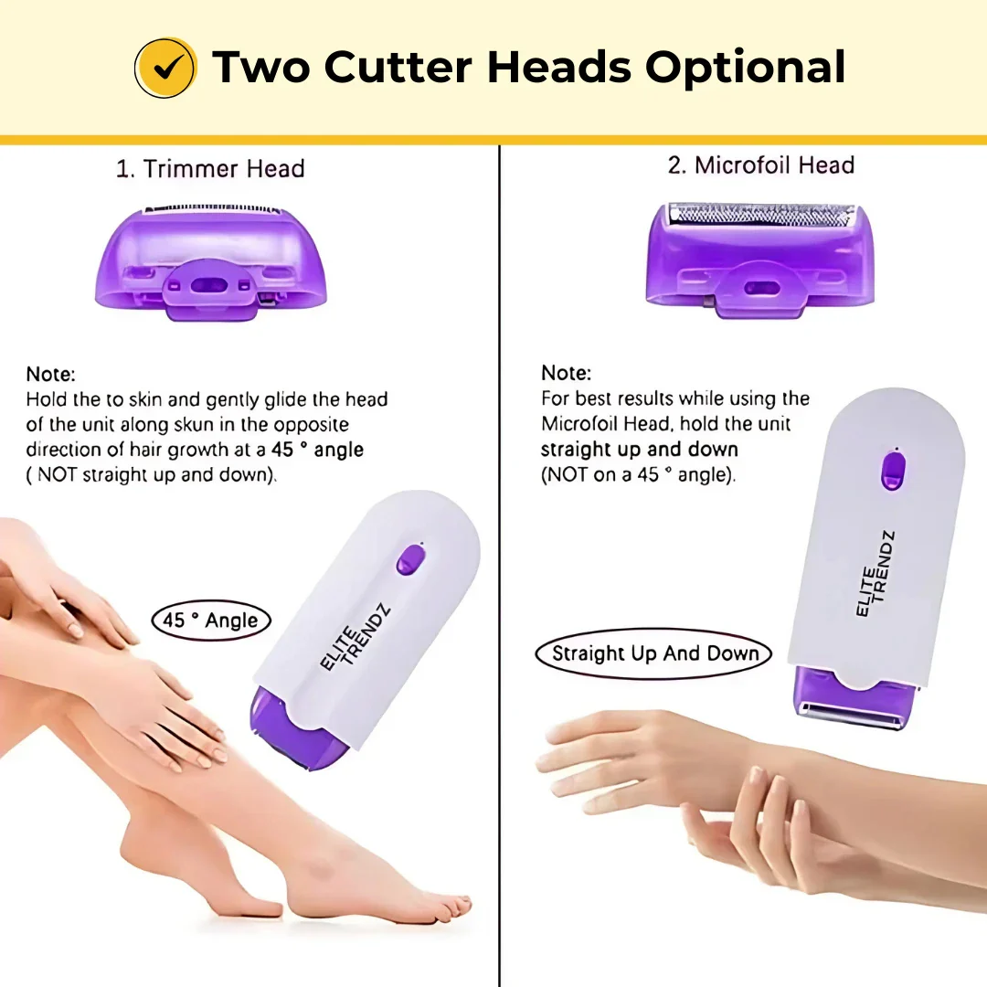 ELITEPRO™ Painless Facial Body Hair Trimmer, Rechargeable Hair Remover, Applicable to Any Part of the Body - Image 5
