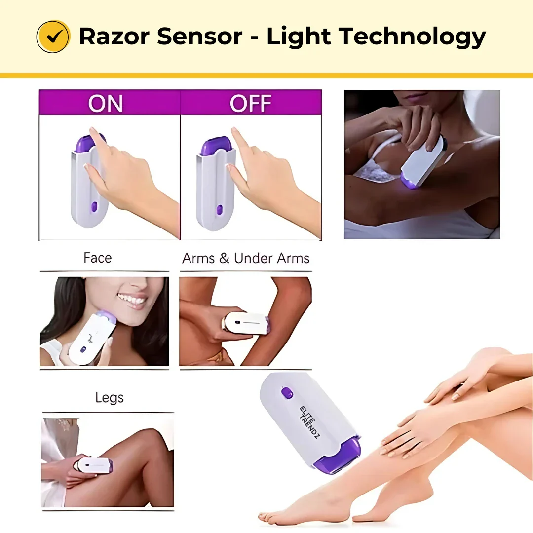 ELITEPRO™ Painless Facial Body Hair Trimmer, Rechargeable Hair Remover, Applicable to Any Part of the Body - Image 6