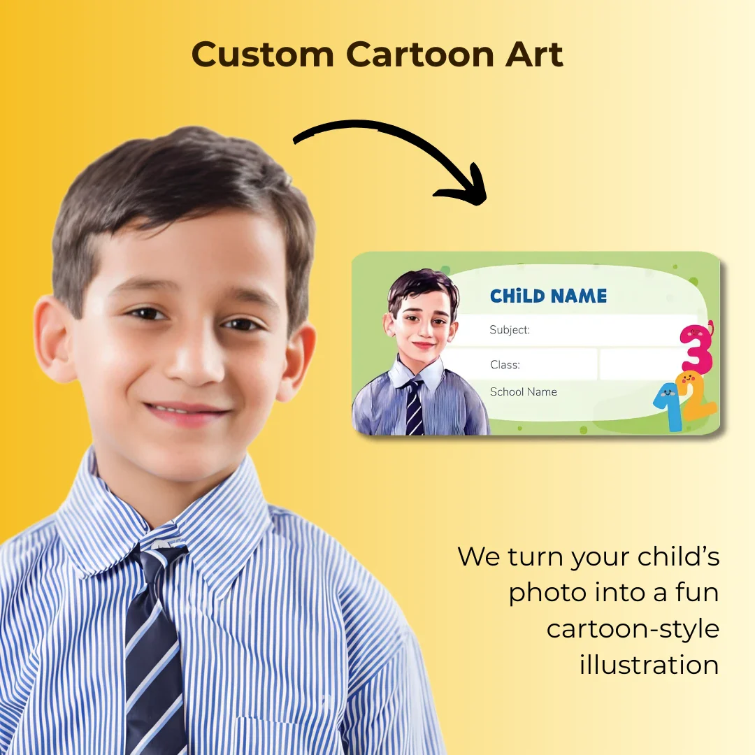 Personalised Book Labels With Child Photo & Name - Image 4