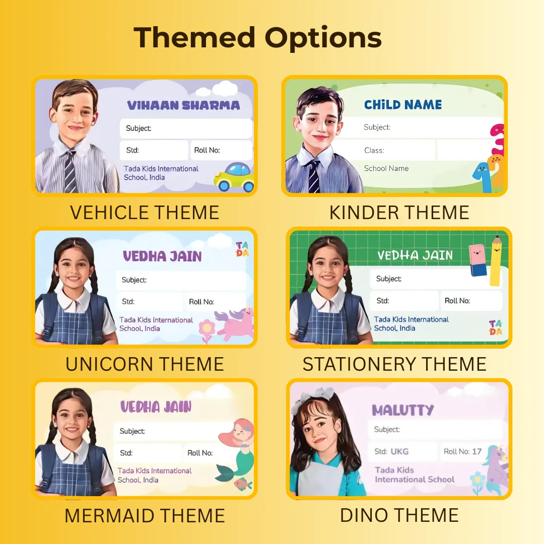 Personalised Book Labels With Child Photo & Name - Image 6