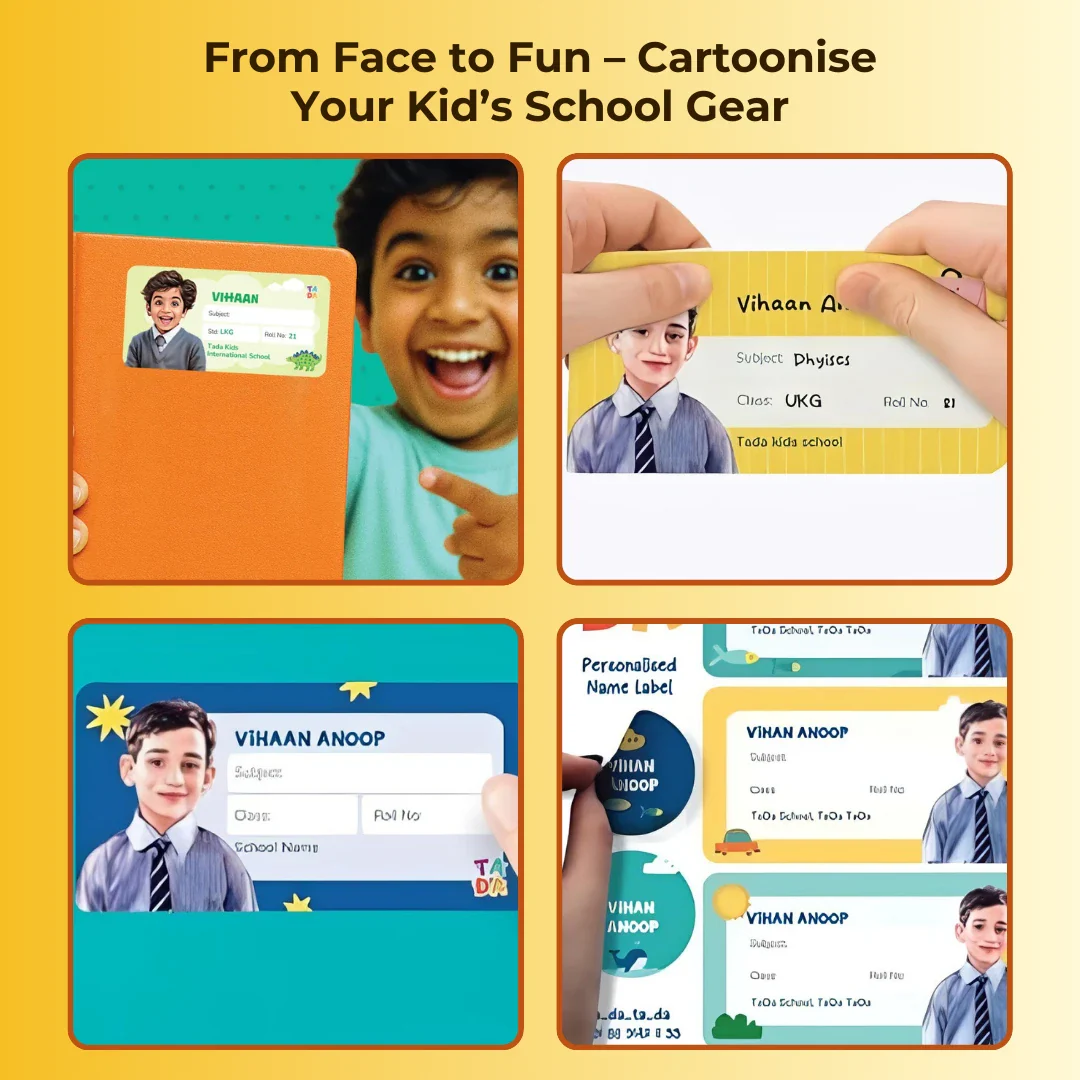 Personalised Book Labels With Child Photo & Name - Image 7