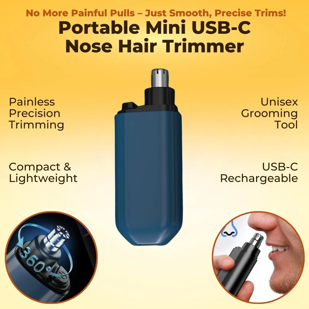Portable Recharegable USB-C Nose Hair Trimmer